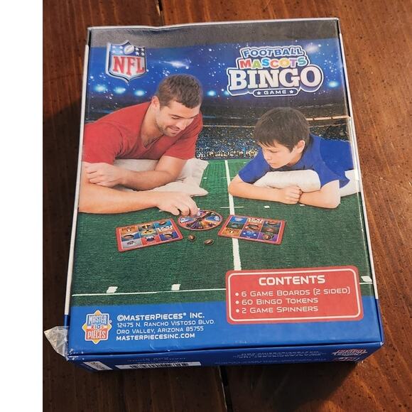 Masterpiece's Sports Games - NFL Mascots Matching Game Game for Kids and Family - Picture 4 of 8
